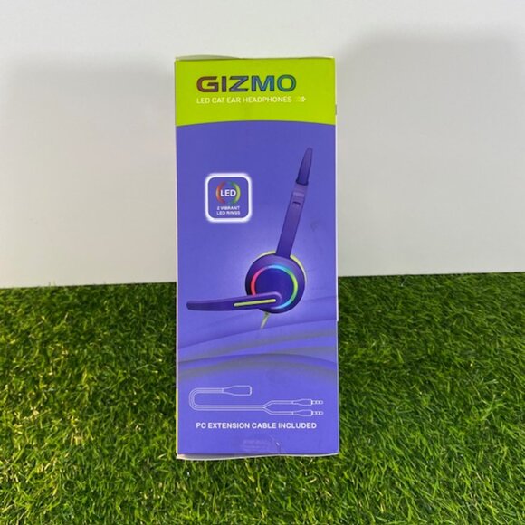 Acellories GIZMO Cat Ear Headphones LED, Microphone, Light Weight, Soft Earpads - Picture 6 of 8